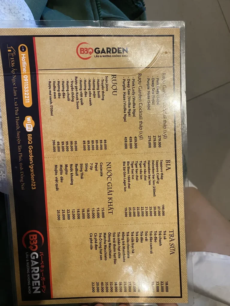 Lau BBQ Garden Tan Phu Dong Nai menu4 768x1024