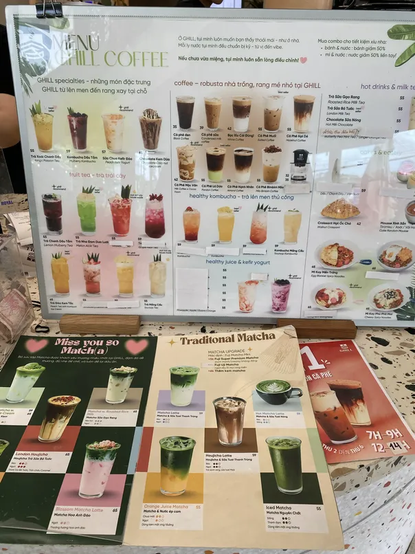 Ghill Coffee Thu Duc menu 3