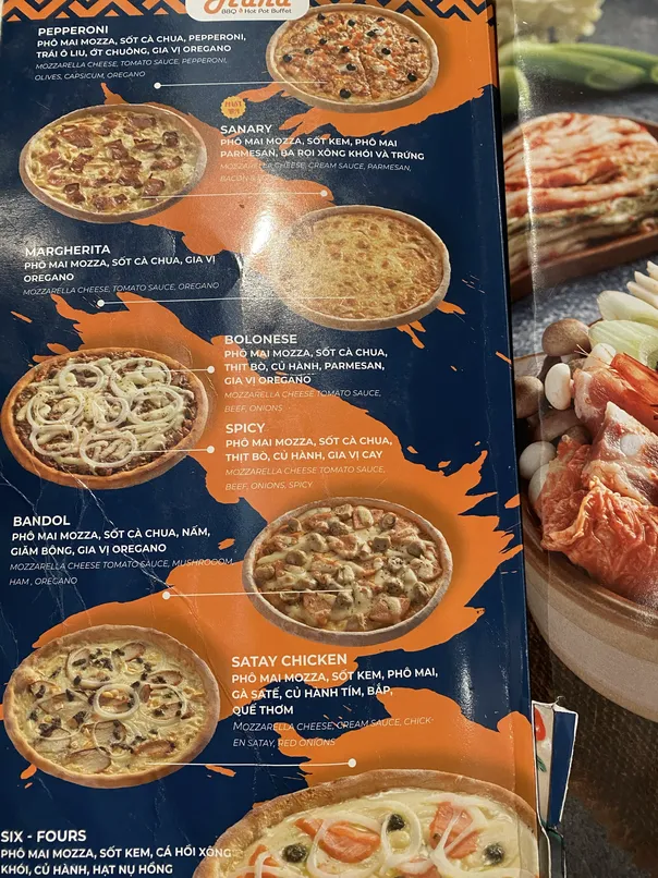 Hana Buffet Tu Xuong menu 22
