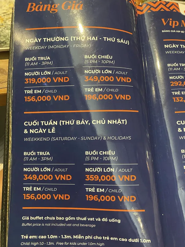 Hana Buffet Tu Xuong menu 4