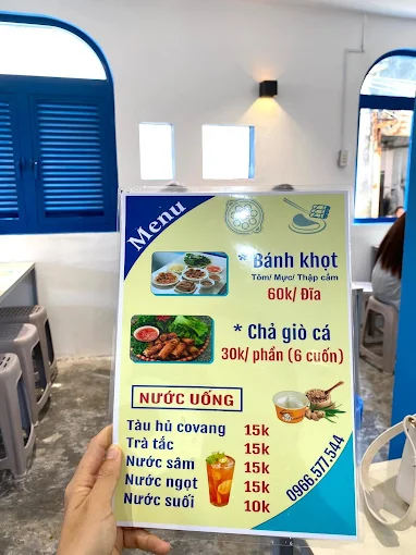 Menu Bánh Khọt Cây Bàng