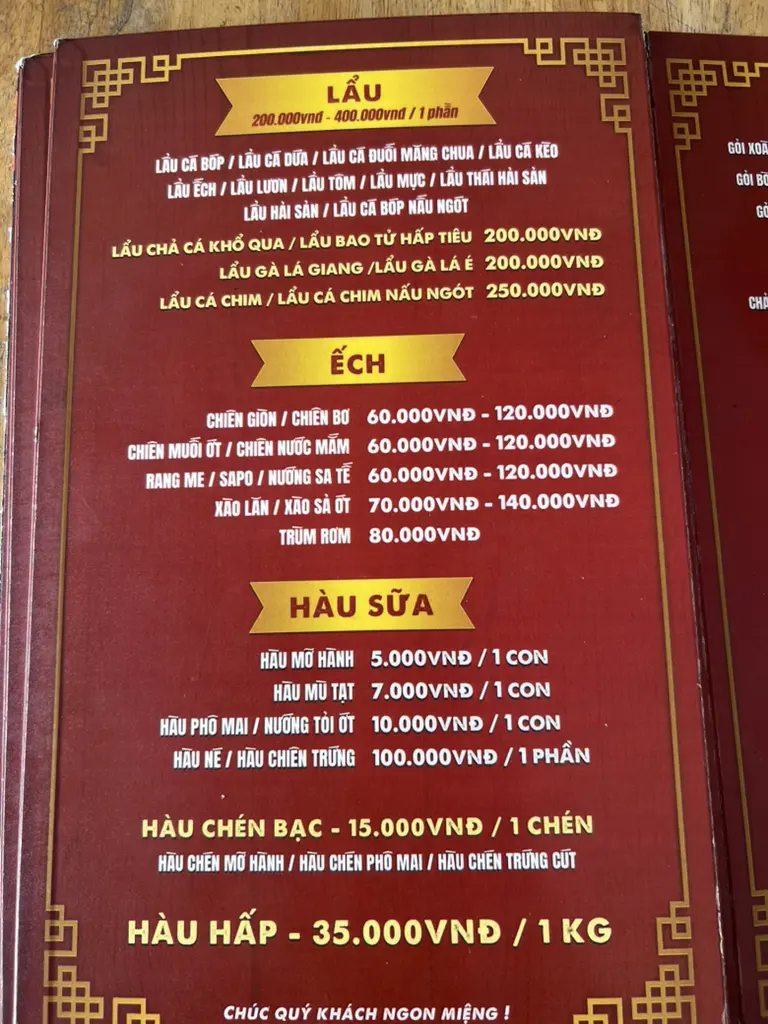 Oc Thanh Van 39k menu 6